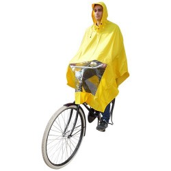 Hooodie poncho - Geel