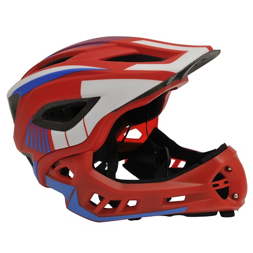 KIDDIMOTO Full Face helm red/blue M - KIDDIMOTO Full Face helm