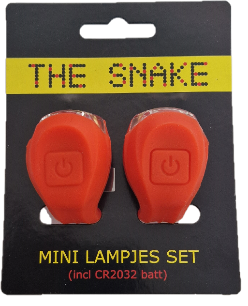 SNAKE verlichtingsset silicone rood  - SNAKE verlichtingsset