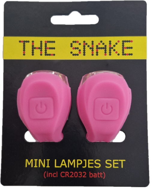 SNAKE verlichtingsset silicone roze  - SNAKE verlichtingsset