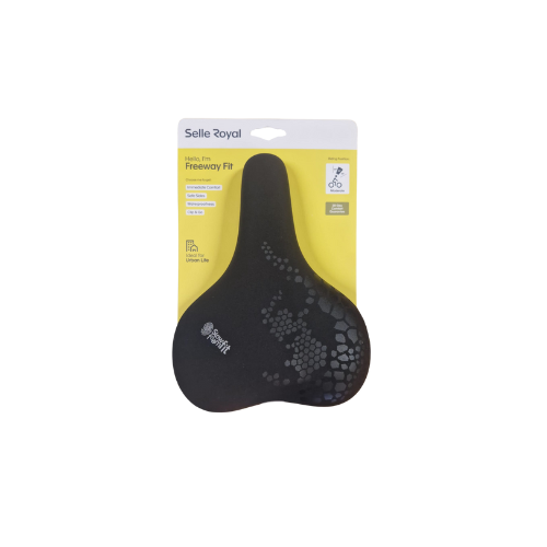 Selle Royal Freeway fit moderate, zwart, op kaart - Selle Royal Freeway fit moderate